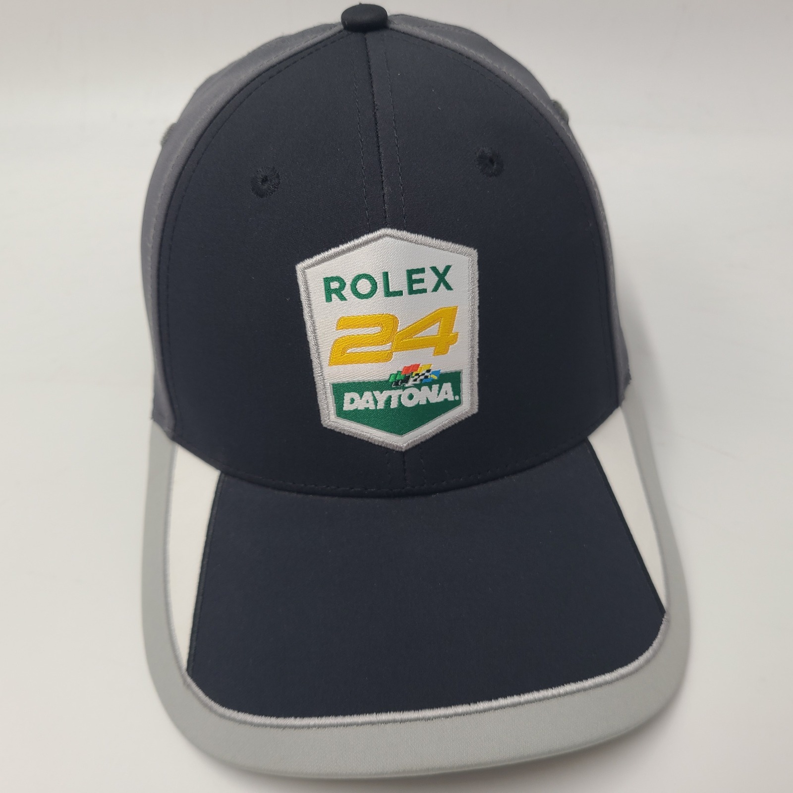 Rolex 24 At Daytona Hat Adjustable Black Gray 2023 Imsa International Speedway
